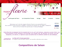 Tablet Screenshot of passionfleurie.fr